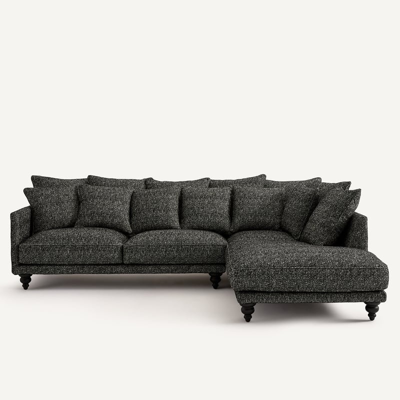 Am.pm Ecksofa, Aus Bouclé, Lazare