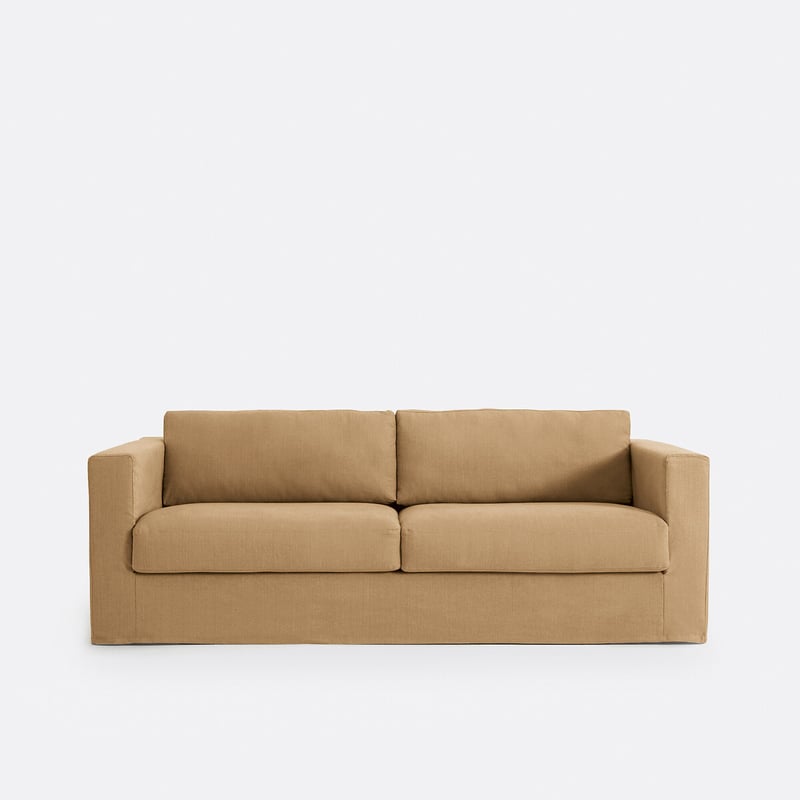 Sofa Mit Abnehmbarem Bezug 3-, 4-sitzig Baumwolle Und Leinen, Noni