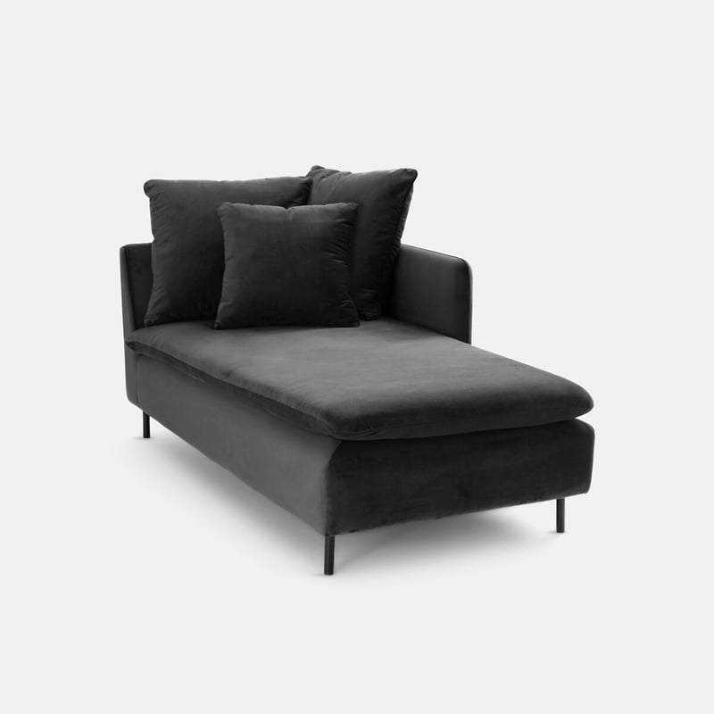 Récamierenmodul Ivete, Samt, 179 Cm