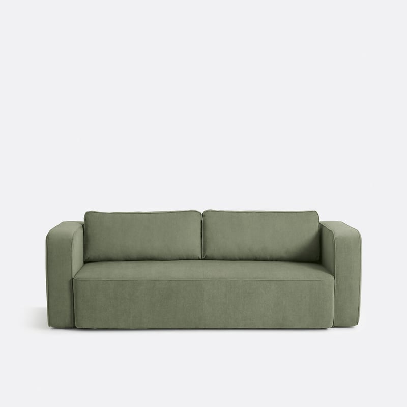 3-sitzer-sofa, Umbaubar, Mit Bettkasten, Feinrippsamt, Amedea
