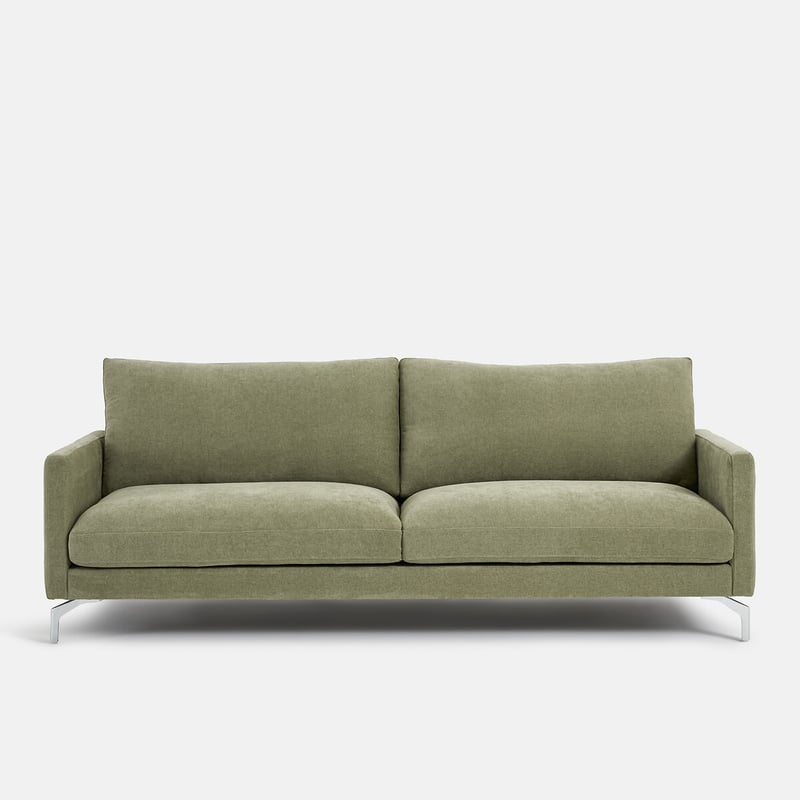 Gerades Sofa Für 2, 3 Oder 4 Personen, Aus Meliertem Polyester, Lady