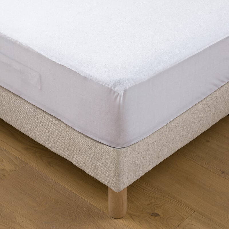 Matratzenschutz, Frottee, Baumwolle, Wasserabweisend, Max. Höhe 23 Cm