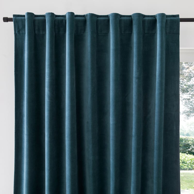 La Redoute Interieurs Thermovorhang Velvet Aus Samt, Verdeckte Schlaufen