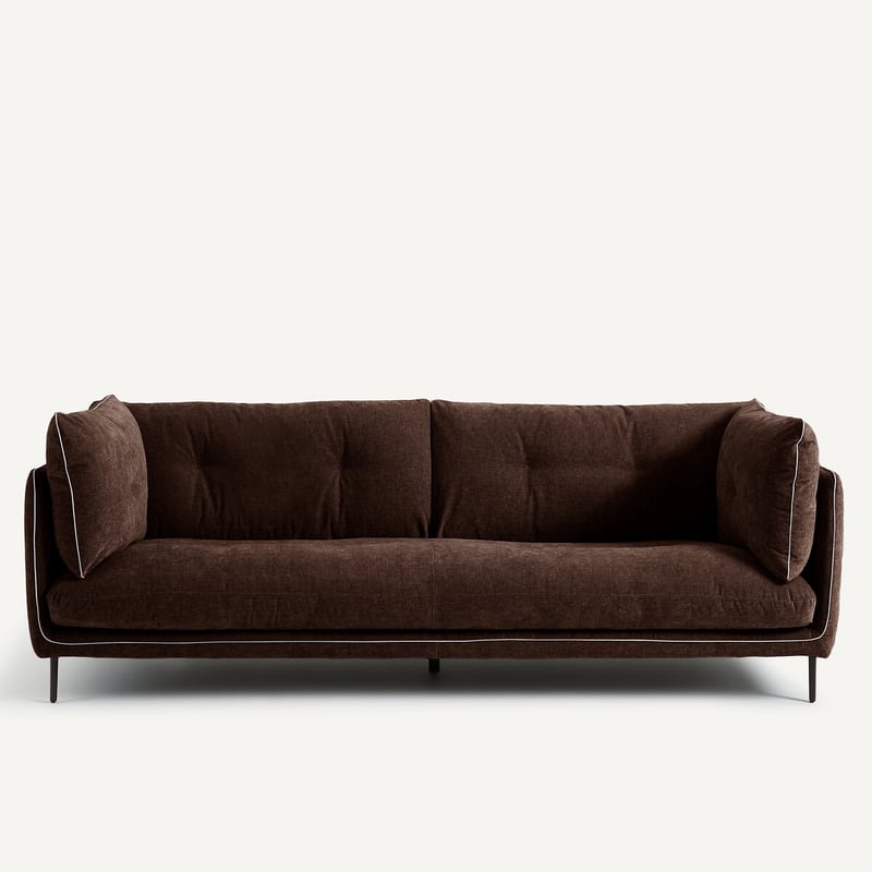 Am.pm Sofa Botero Aus Chenille-velours