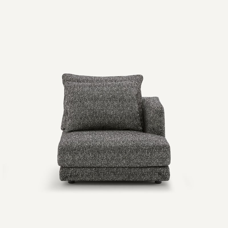 Am.pm Rechtes Halbsofa, Modular, Aus Bouclé, Tiberio