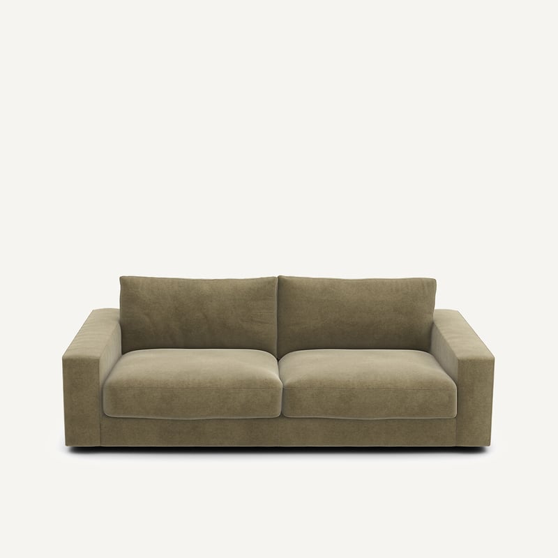 Am.pm Schlafsofa, 3-sitzer, Aus Leinenvelours, Skander