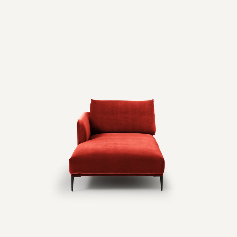 Emmanuel Gallina X Am.pm Chaiselongue Aus Samt, Oscar, Design Emmanuel Gallina