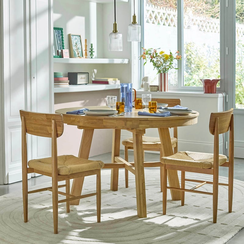Esstisch, Ausziehbar, Rund, 4 Bis 8 Gedecke, Zebarn