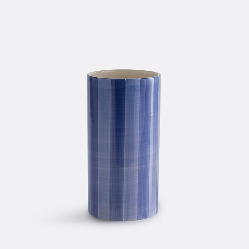 La Redoute Interieurs Vase Aus Keramik, Gestreift, Höhe 25 Cm, Jaoma
