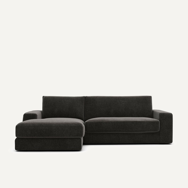 Am.pm Ecksofa Skander, Chenille-velours