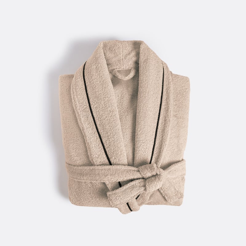 La Redoute Interieurs Bademantel Für Erwachsene Mit Schalkragen Aus Gekämmter Baumwolle 400 G/m2, Victor