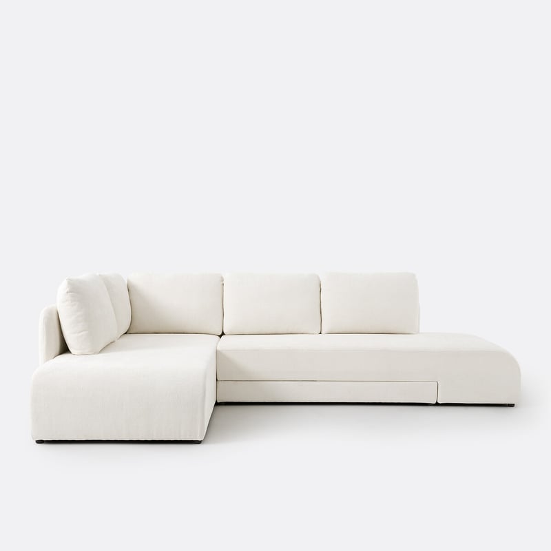 Ecksofa, Umwandelbar, Chenille-croisé, Gina
