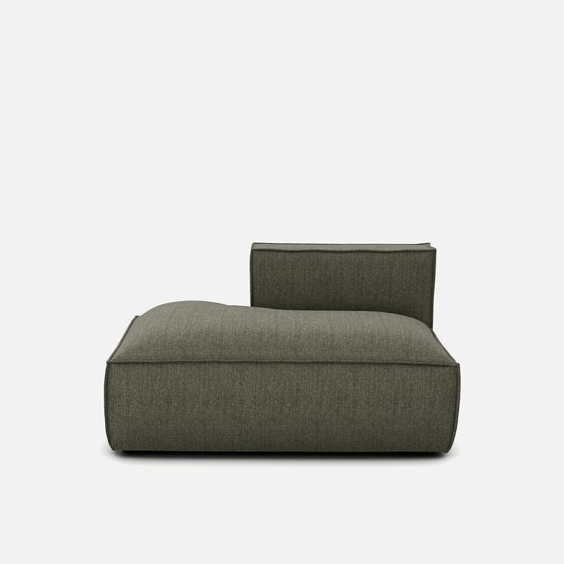 Récamiere-element Links Für Modulares Sofa Seven, Aus Strukturgewebe