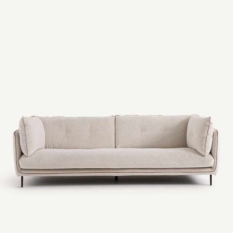 Am.pm Sofa Aus Leinenvelours, Botero