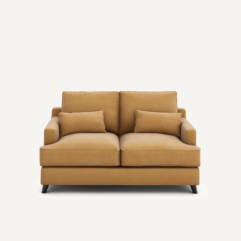 Am.pm Kompaktes 2-sitzer-sofa Aus Leinenvelours, Alwine