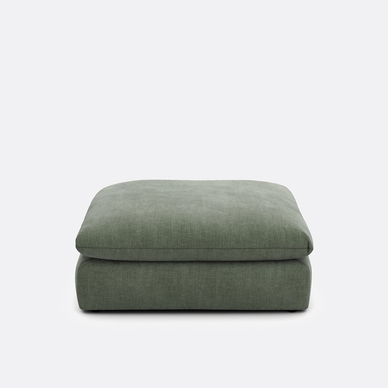 Hocker-element Für Ein Modulares Sofa, Aus Strukturiertem Stoff, Malo