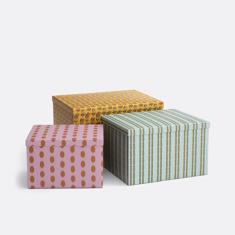 La Redoute Interieurs 3er-set Gigognan Boxen Mit Deckel, Asti