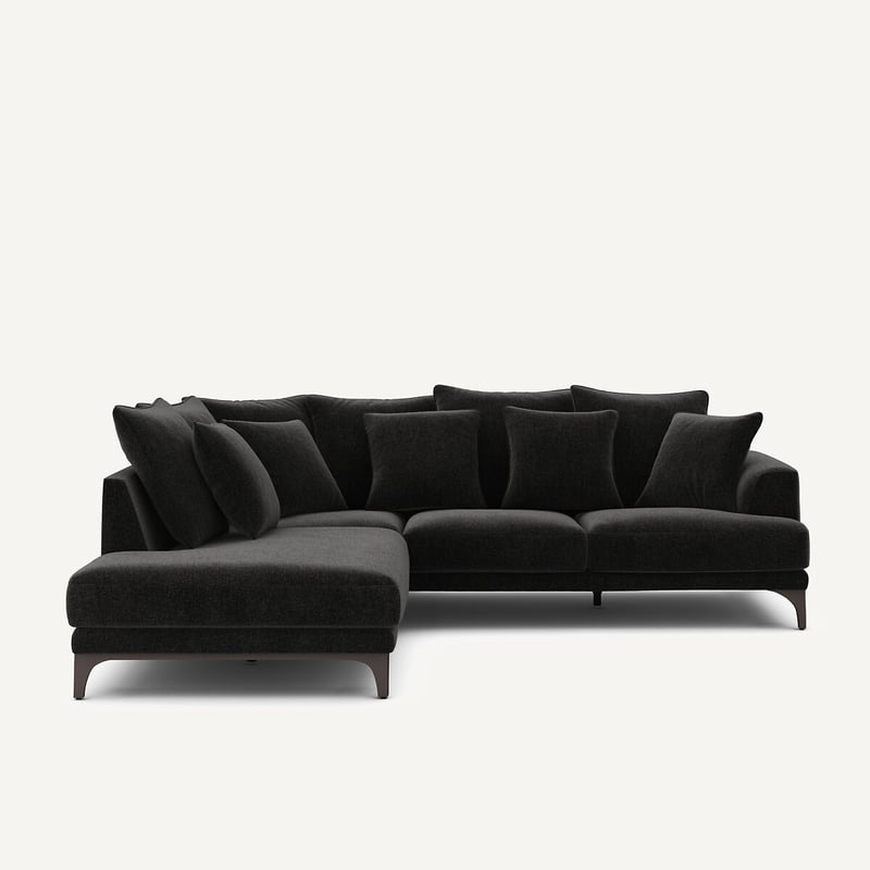 Am.pm Ecksofa Aus Chenille-velours, Armento