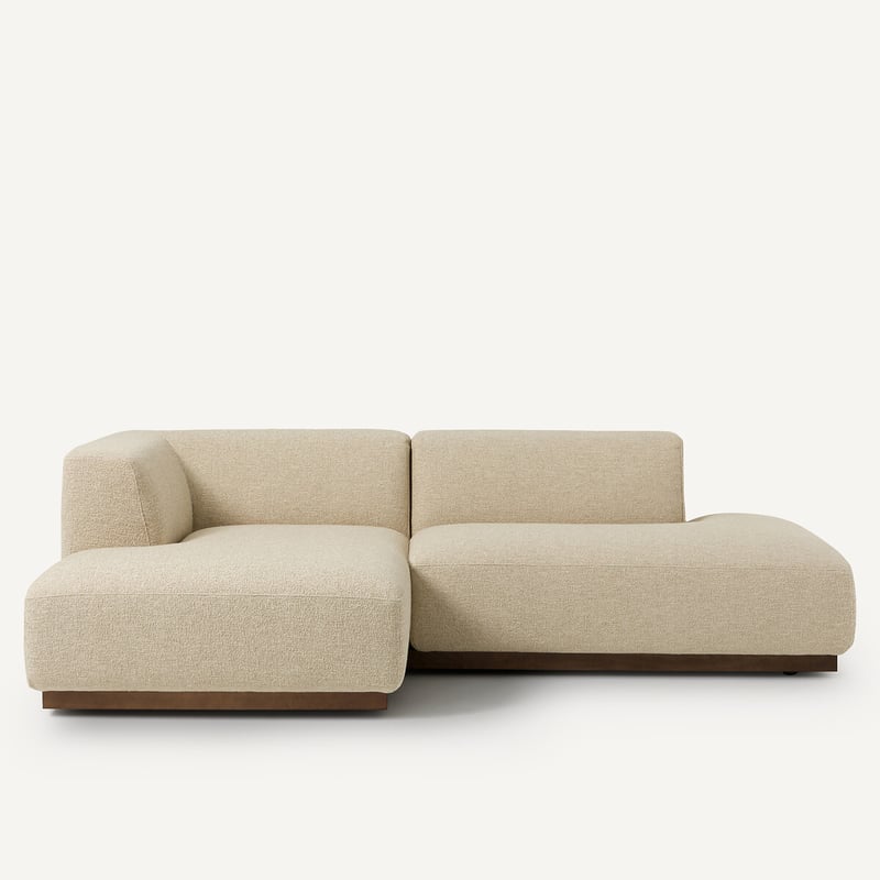 Am.pm Ecksofa Jacopo Mit Ecke Links, Bouclé
