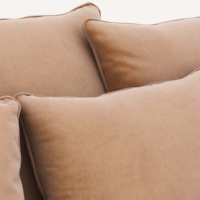 Am.pm Ecksofa, Aus Samt, Lazare