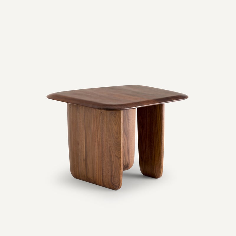 Am.pm Couchtisch Iloss, Nussbaum Massiv, Kleines Modell