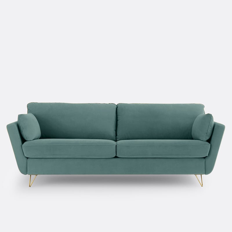 4- Bis 5-sitzer-sofa Aus Samt, Umwandelbar, Topim