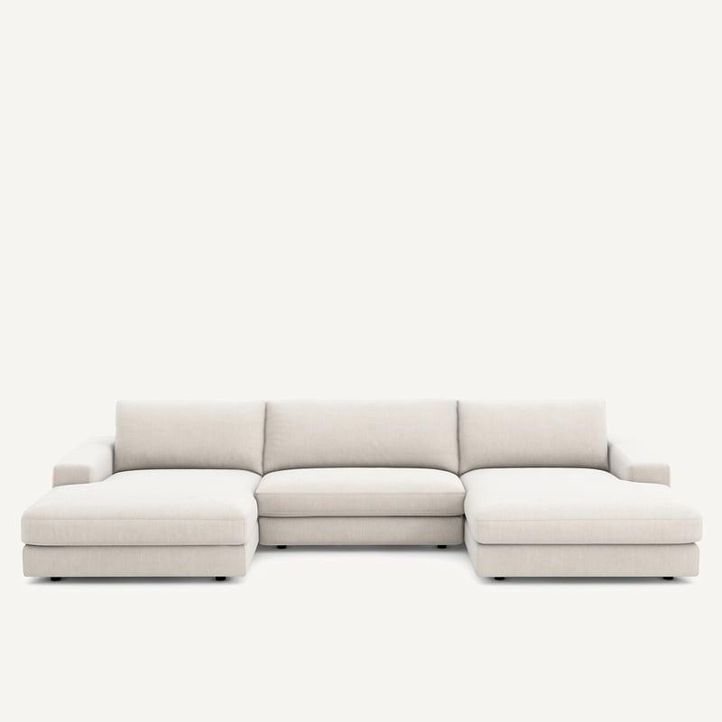 Am.pm Wohnlandschaft Skander, 5-sitzer, Chenille-velours