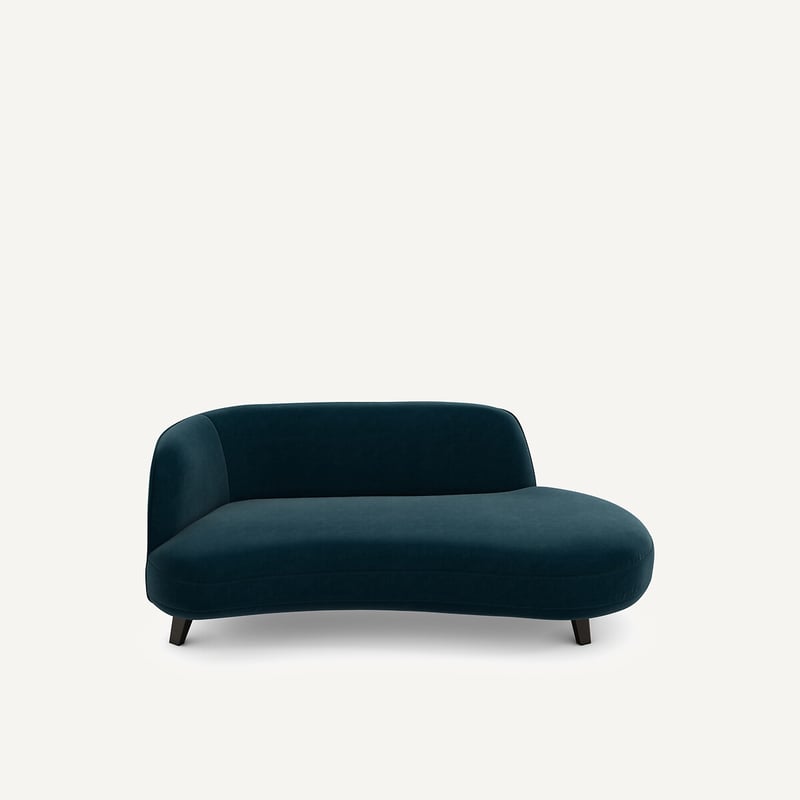 Am.pm X Emmanuel Gallina Dormeuse-sofa, Samt, Rosebury, Design Emmanuel Gallina