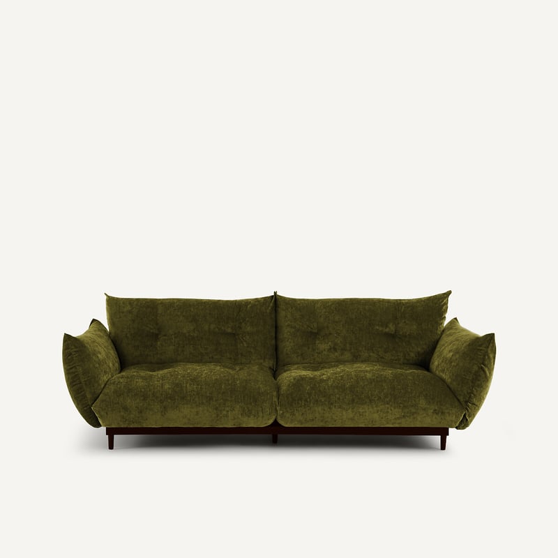 Am.pm 3-sitzer-sofa, Aus Gemischtem Velours, Vitoria