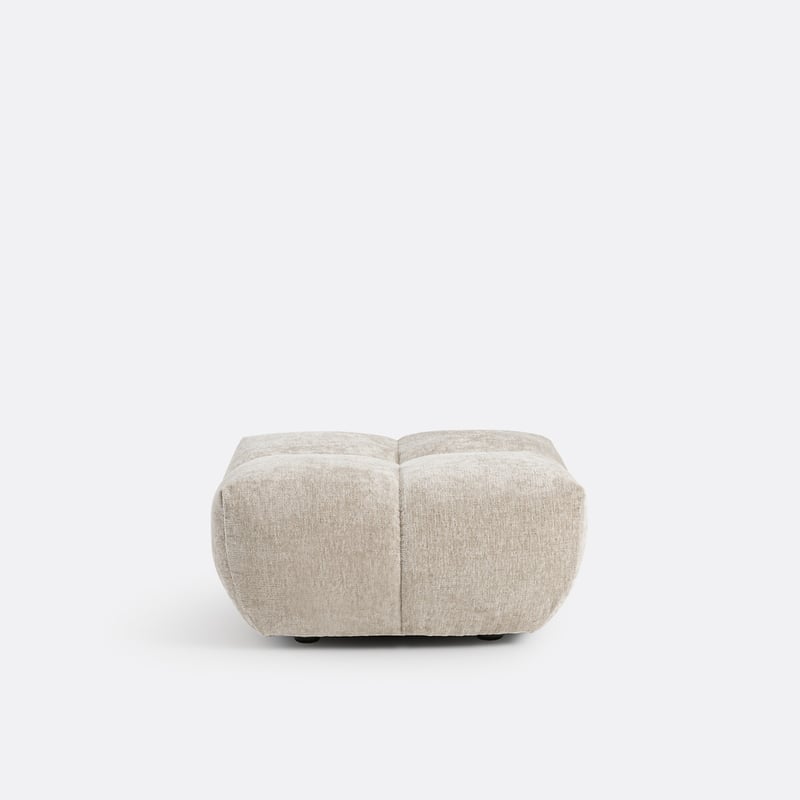 Hocker Nuria, Dicker Samt, L83 Cm