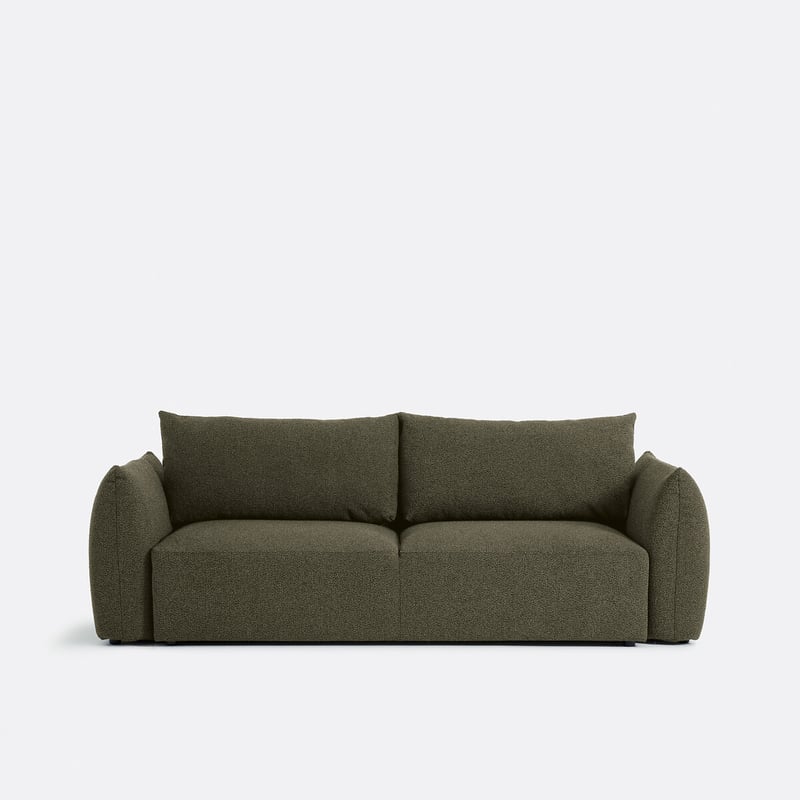 3-sitzer-schlafsofa Edith, Feinbouclé