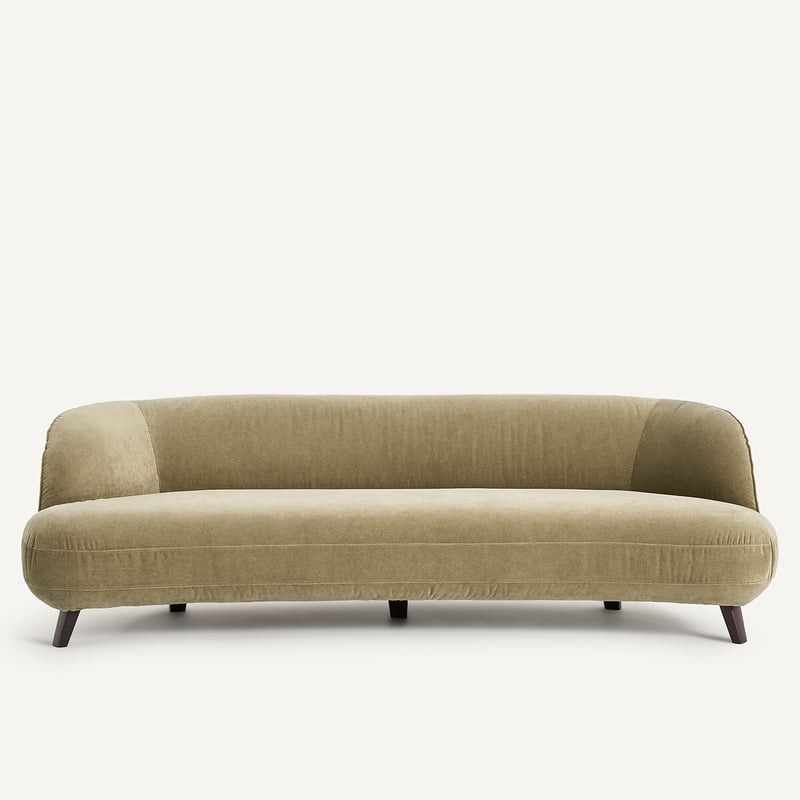 Am.pm X Emmanuel Gallina 5-sitzer-sofa Aus Leinenvelours, Rosebury, Design Emmanuel Gallina