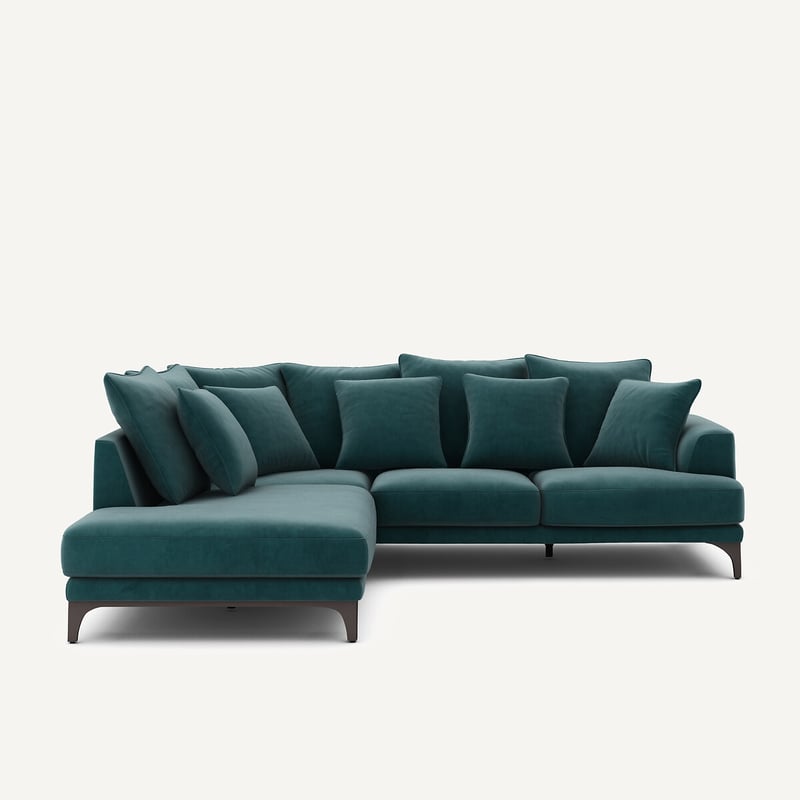 Am.pm Ecksofa Aus Samt, Armento