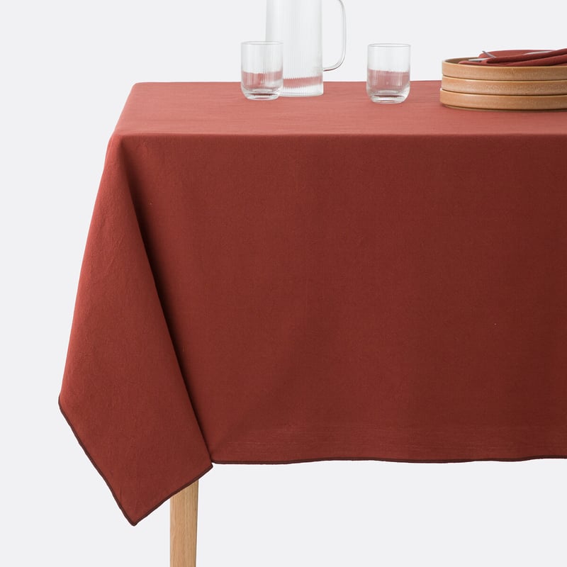 La Redoute Interieurs Tischdecke Tampa, Vorgewaschene Baumwolle