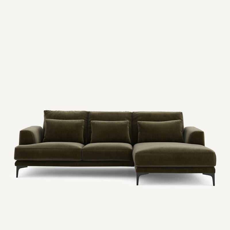 Am.pm Ecksofa Marsile Mit Ecke Rechts, Samt