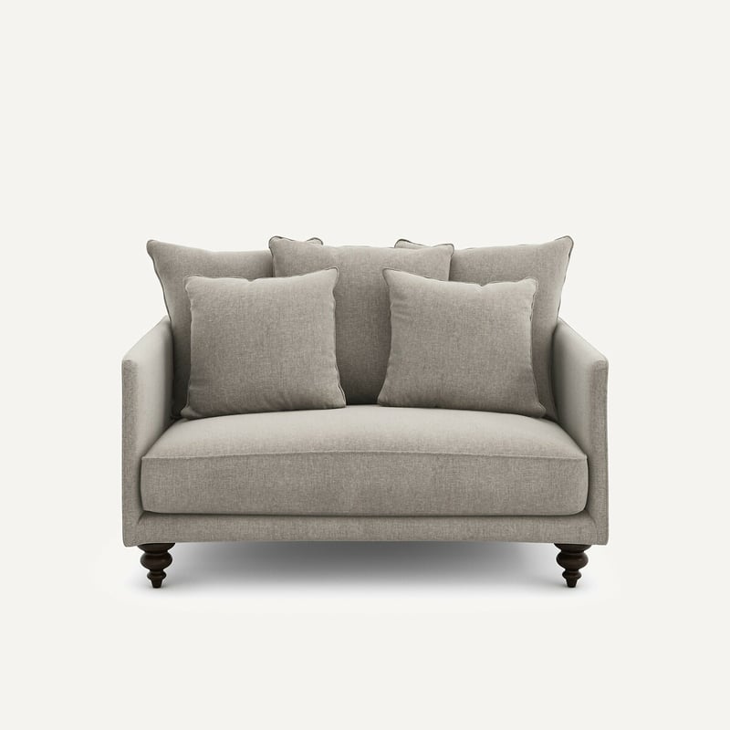 Am.pm Kompaktes 2-sitzer-sofa Aus Chenille-samt, Lazare