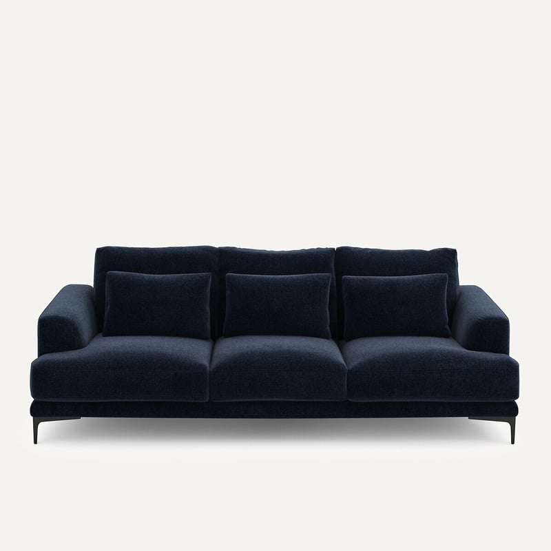 Am.pm 4-sitzer-sofa Aus Chenille-velours, Marsile