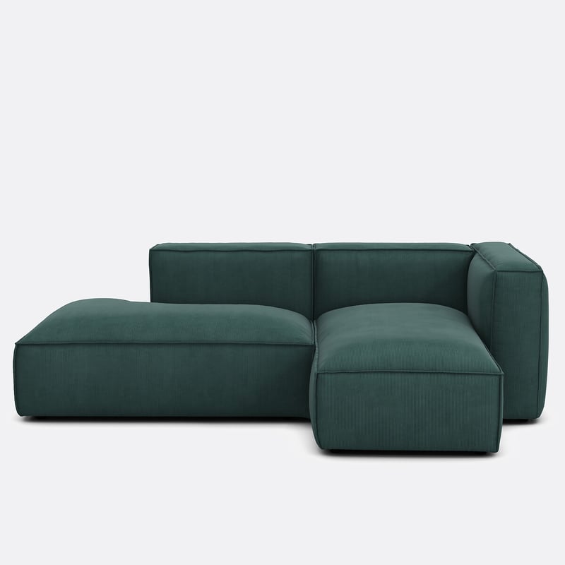Modulares Ecksofa Seven, Rechts, Cordsamt