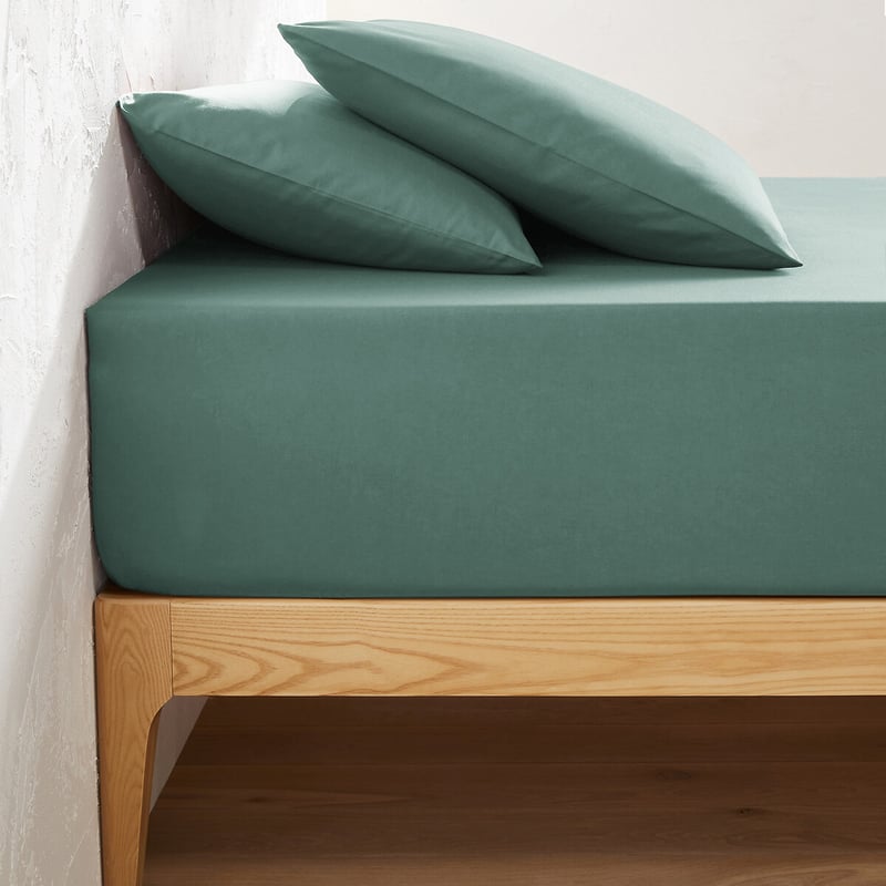 La Redoute Interieurs Einfarbiges Fixleintuch Scenario Aus Baumwolle, Steg 32 Cm