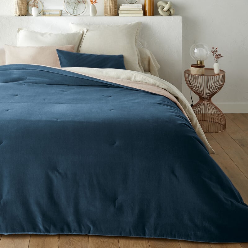 La Redoute Interieurs Gesteppte Tagesdecke Velvet Aus Baumwollsamt