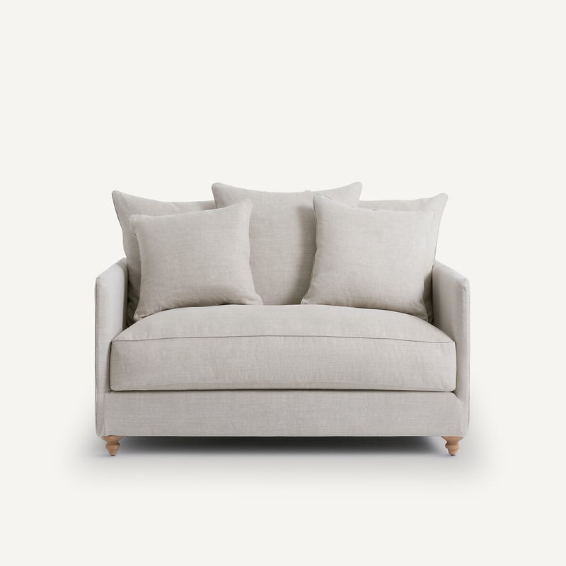 Am.pm 2-sitzer-sofa, Umwandelbar, Aus Baumwolle Und Leinen, Lazare