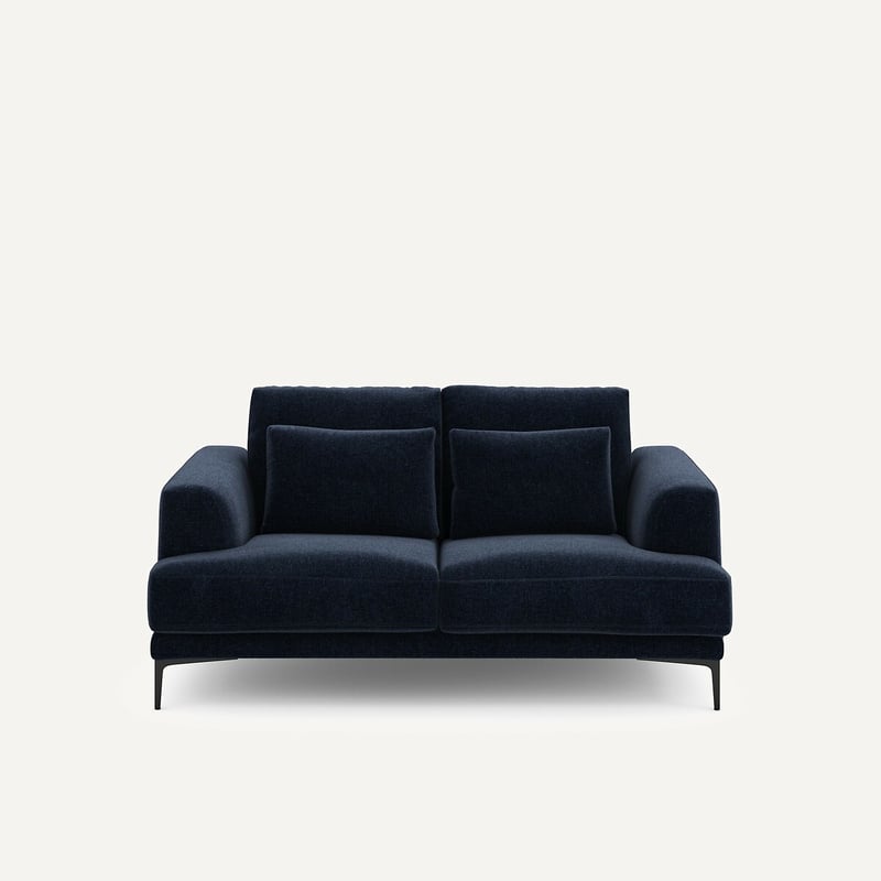 Am.pm 2p-sofa Aus Chenille-samt, Marsile