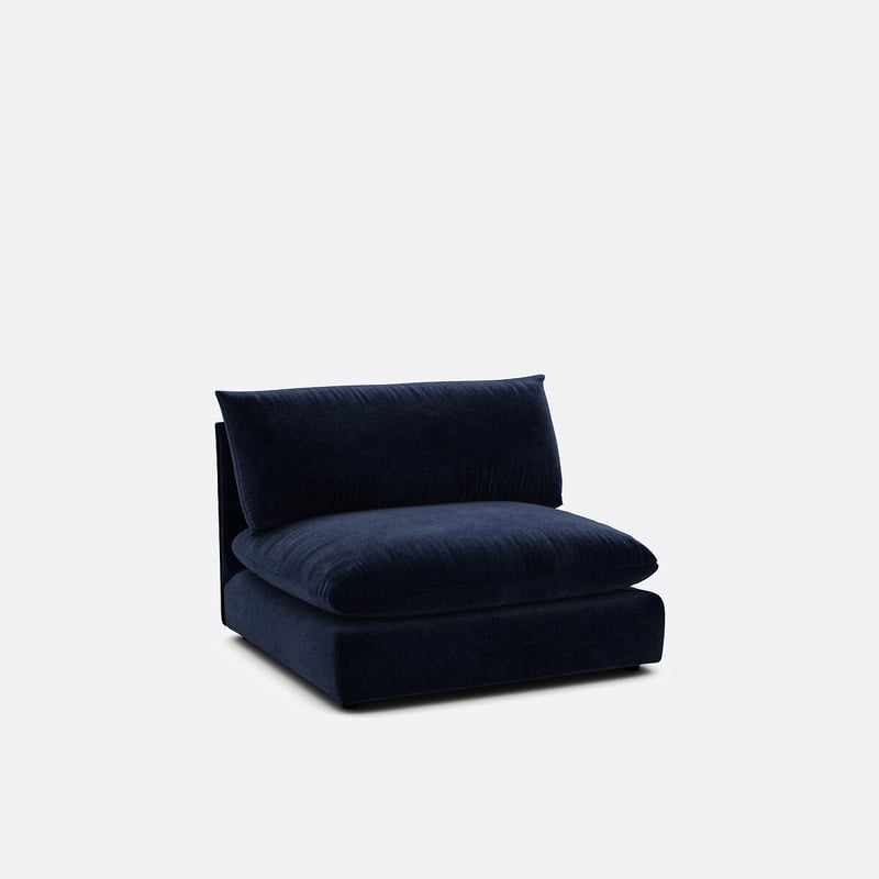Sessel-element Malo Für Modulares Sofa, Aus Meliertem Polyester