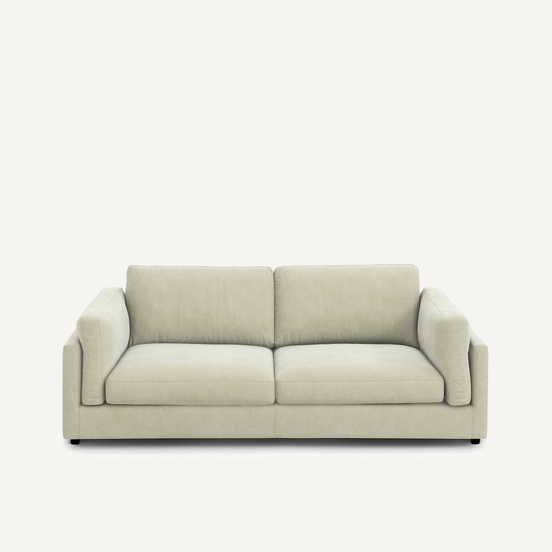 Am.pm Schlafsofa In Stonewashed Velours, Cesar
