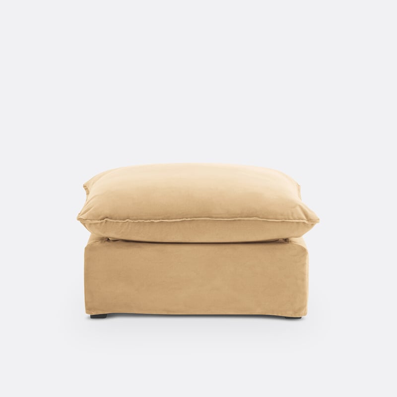 Hocker Odna, Abnehmbarer Bezug, Aus Samt
