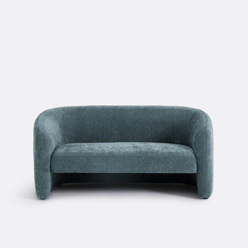 Feines Chenille-sofa 2-sitzer, Landine