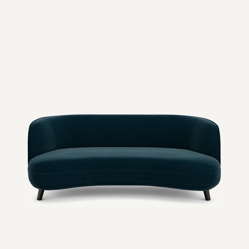 Emmanuel Gallina X Am.pm 3-sitzer-sofa, Samt, Rosebury, Design Emmanuel Gallina