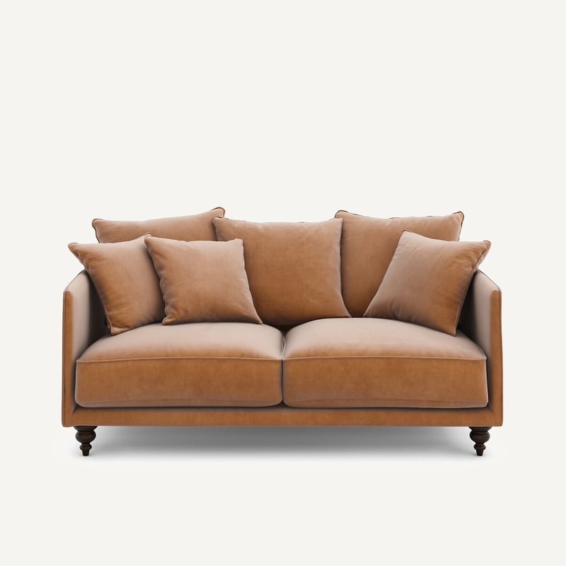 Am.pm Sofa 3p Compact Velours, Lazare
