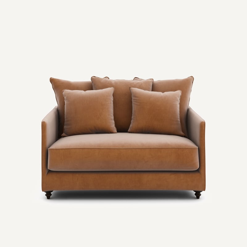Am.pm 2p-sofa, Umwandelbar, Velours, Lazare