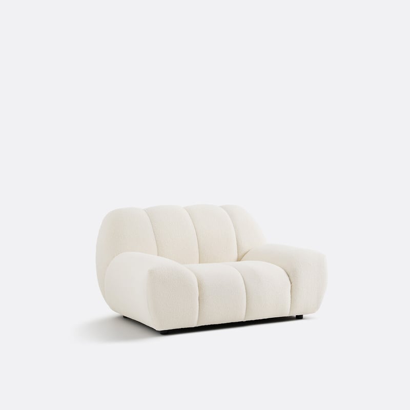 Xl-sessel Nuria, Dicker Bouclé